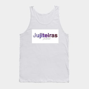 Jujiteiras Podcast artistic logo with white background Tank Top